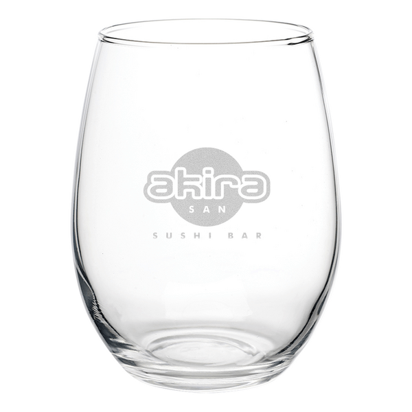 Liquid Lunch 15 oz Stemless Wine Glasses 38