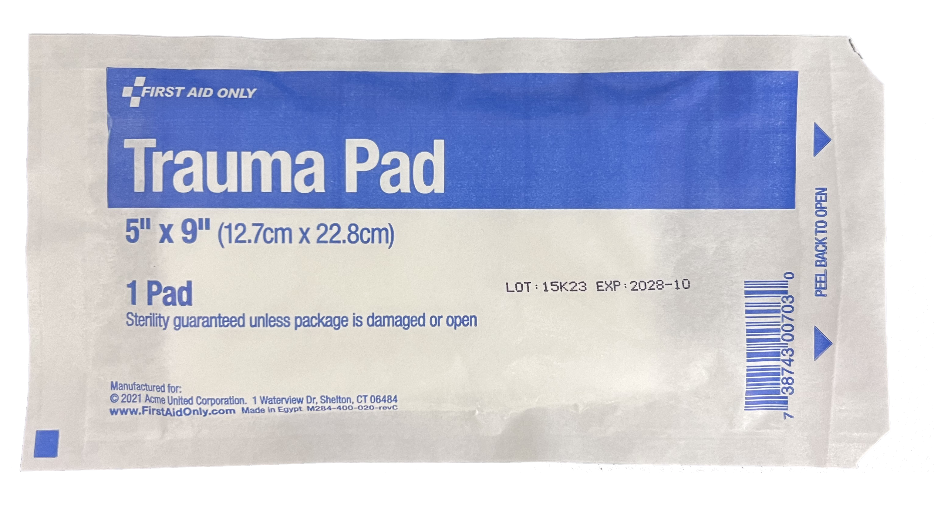 Trauma Pad - 5" x 9" 1