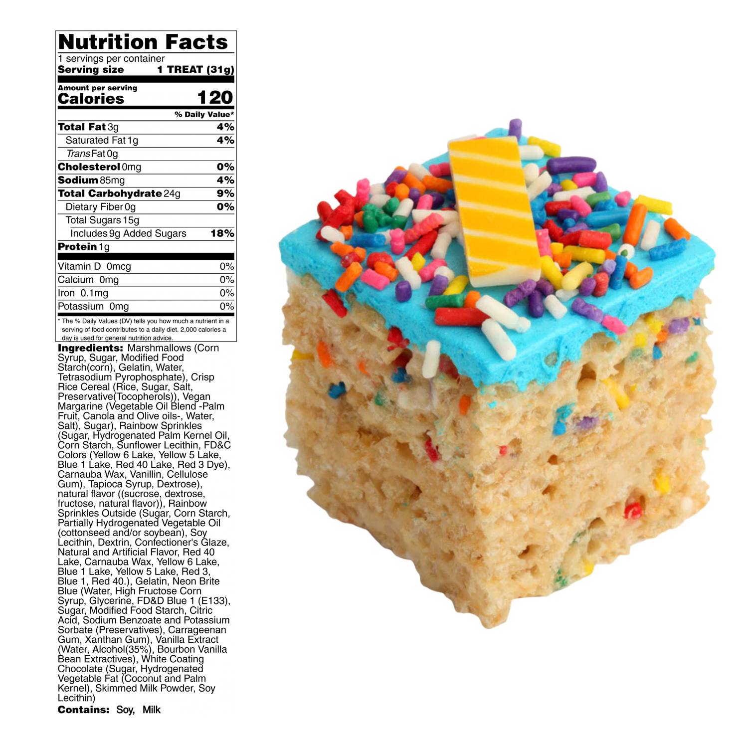 12 handmade marshmallow crispy rice treats and 4 individually wrapped crispy rice donuts 12