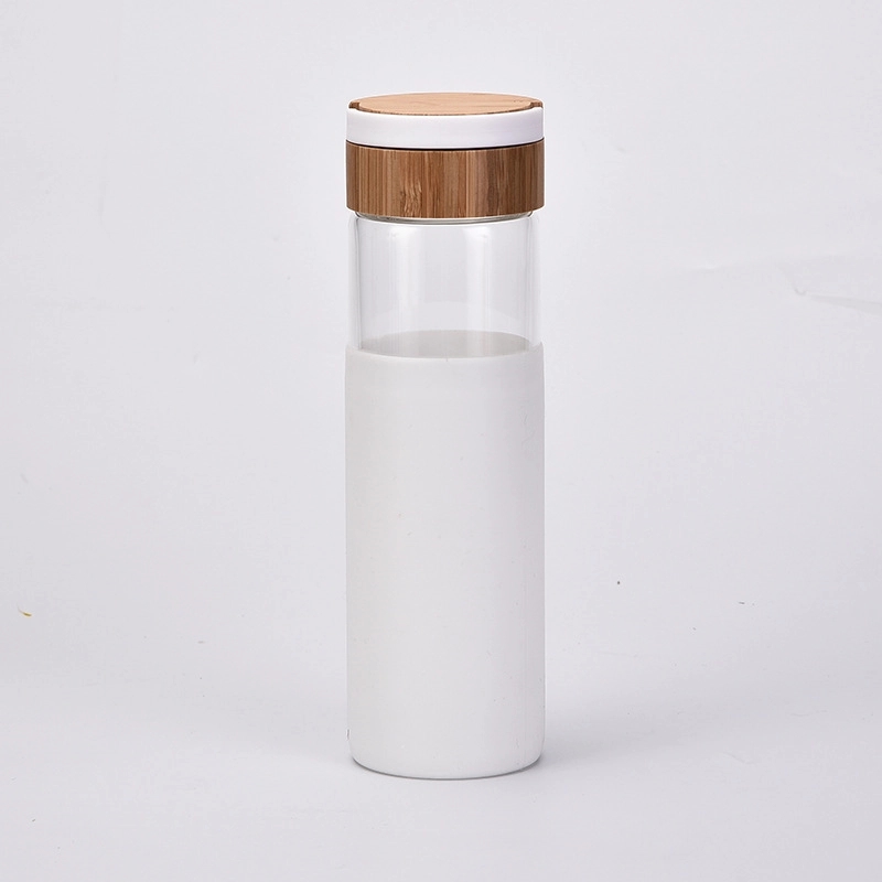 Custom 18 oz High-strength Borosilicate Glass Water Bottle 2