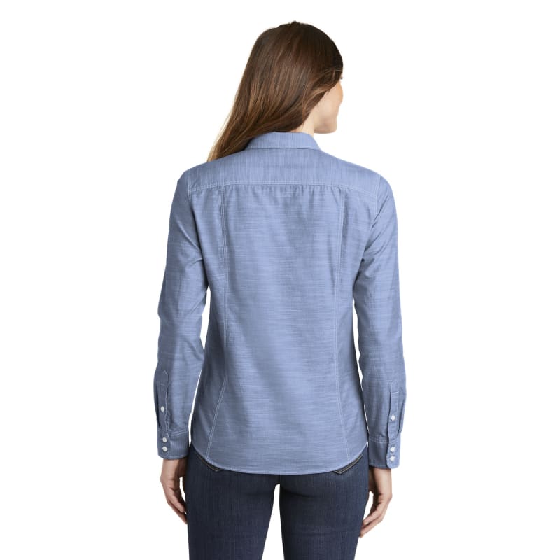 Port Authority Ladies Slub Chambray Shirt. 11