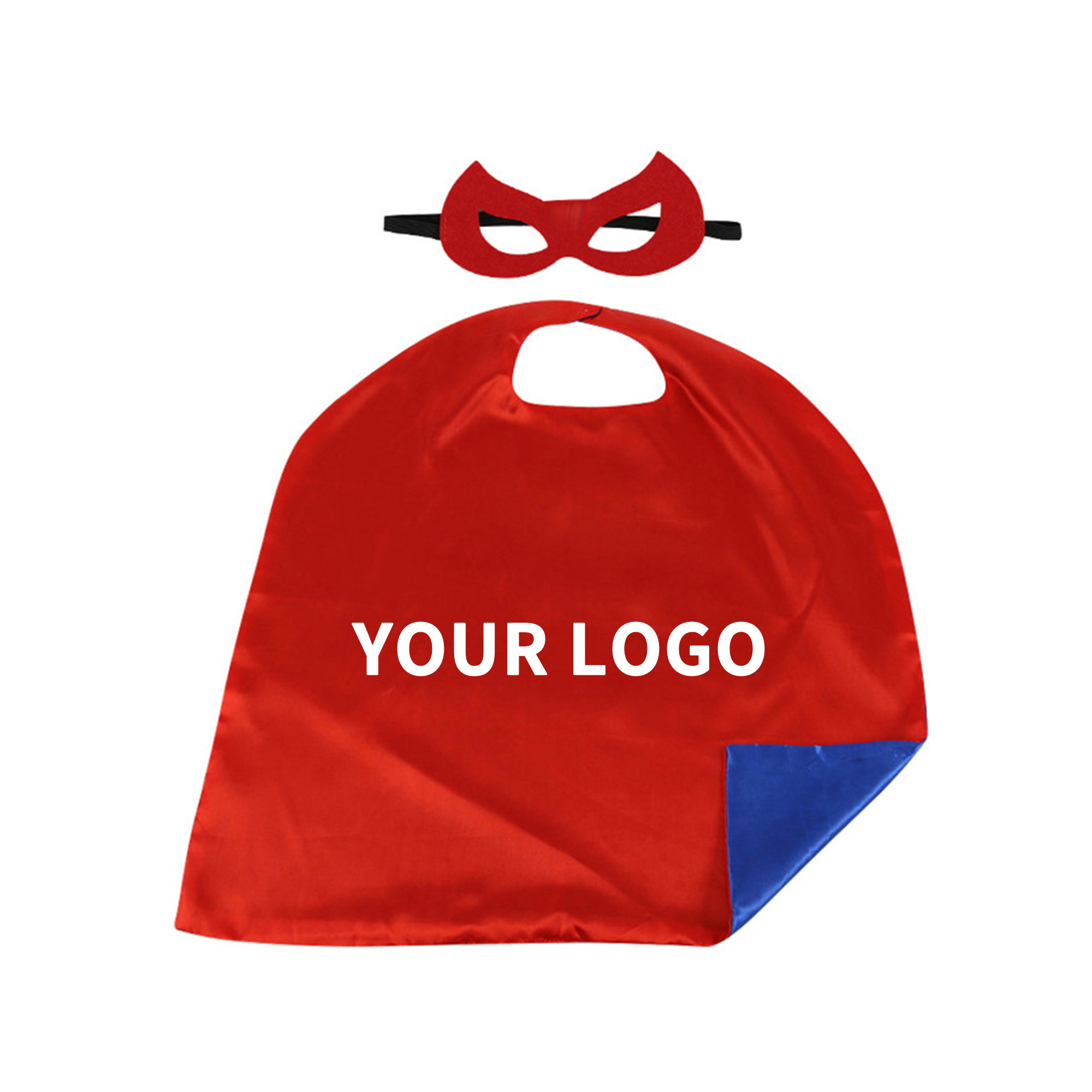 Satin Kid Cape Set With Eye Mask 27.6" x 27.6" 4