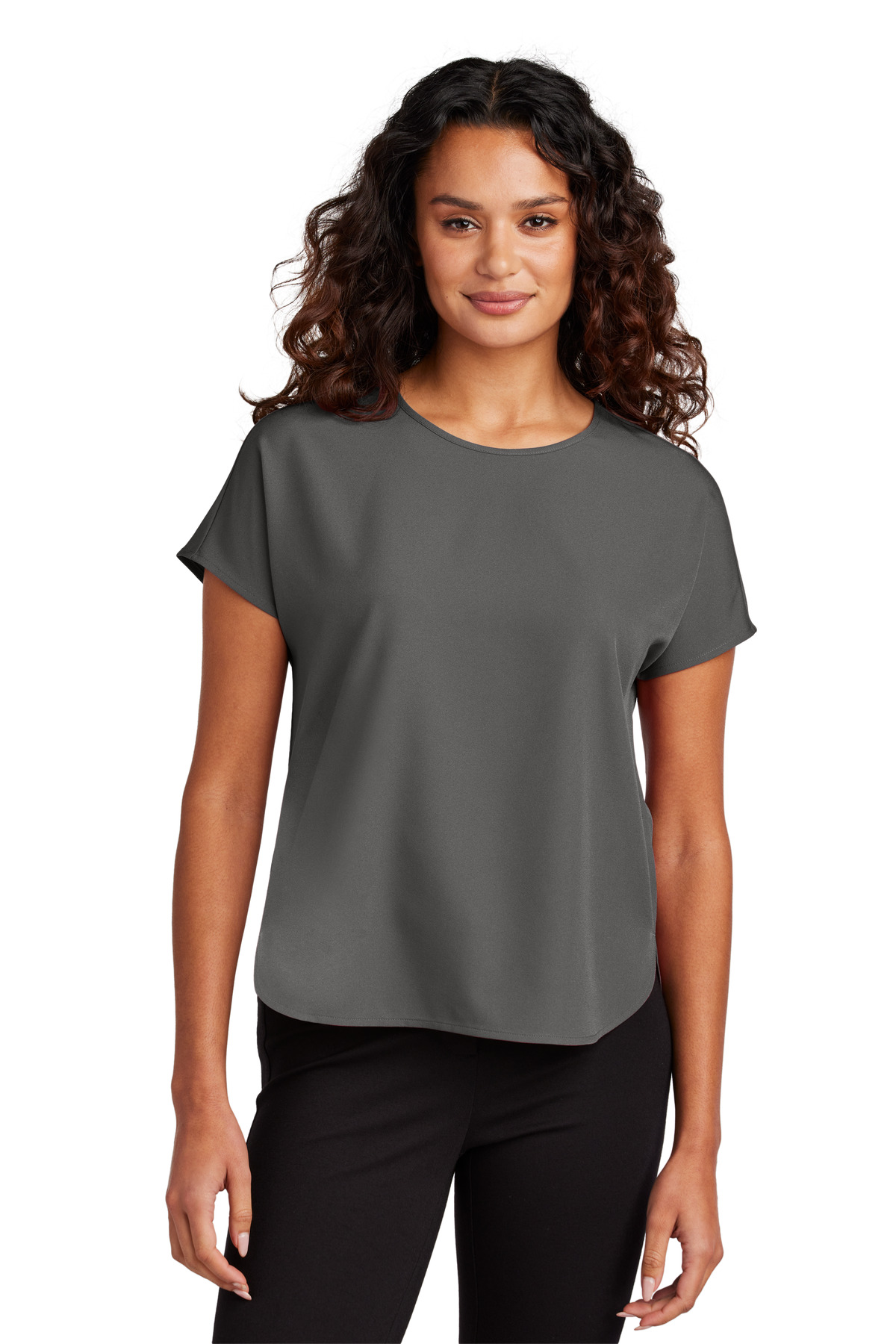 Mercer+Mettle Women's Stretch Crepe Crew MM2015 5