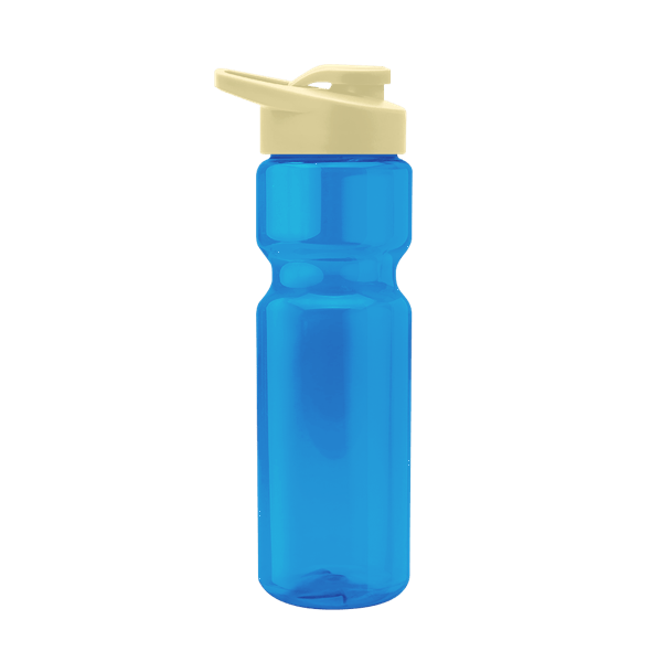 Blazer 28oz Transparent Bike Bottle w/Drink-thru Lid 2532