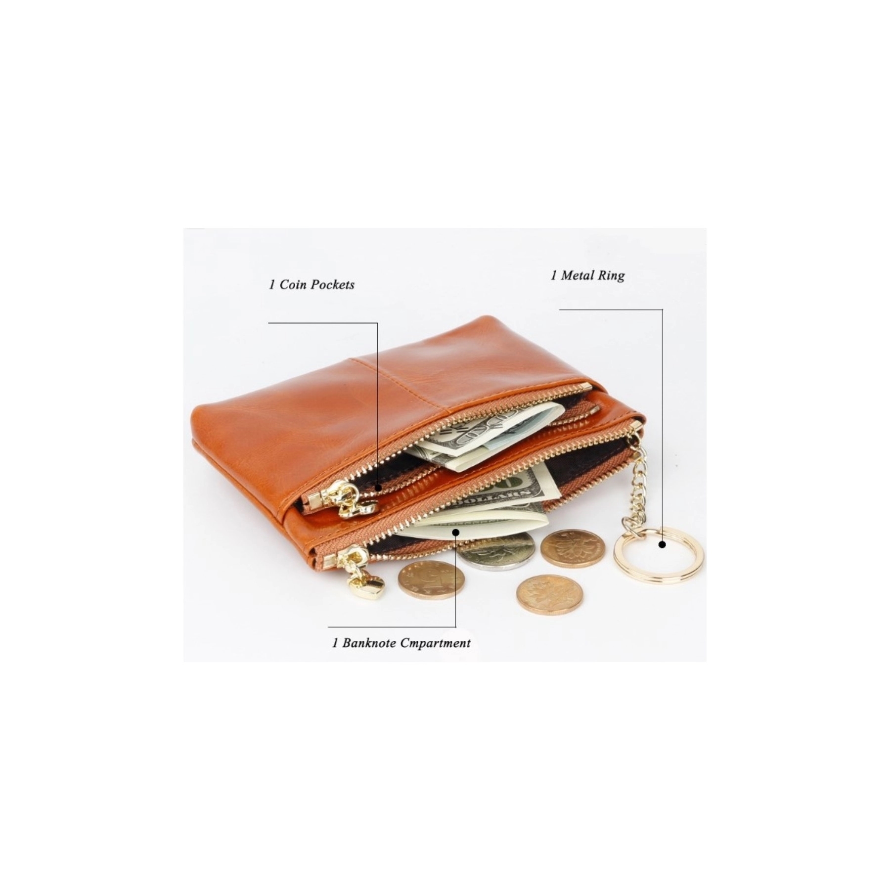 Leather change purse 2