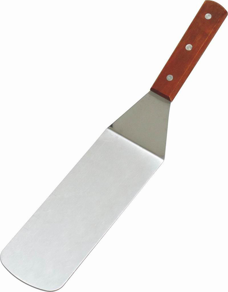 Stainless Steel Wooden Handle Frying Spatula 3