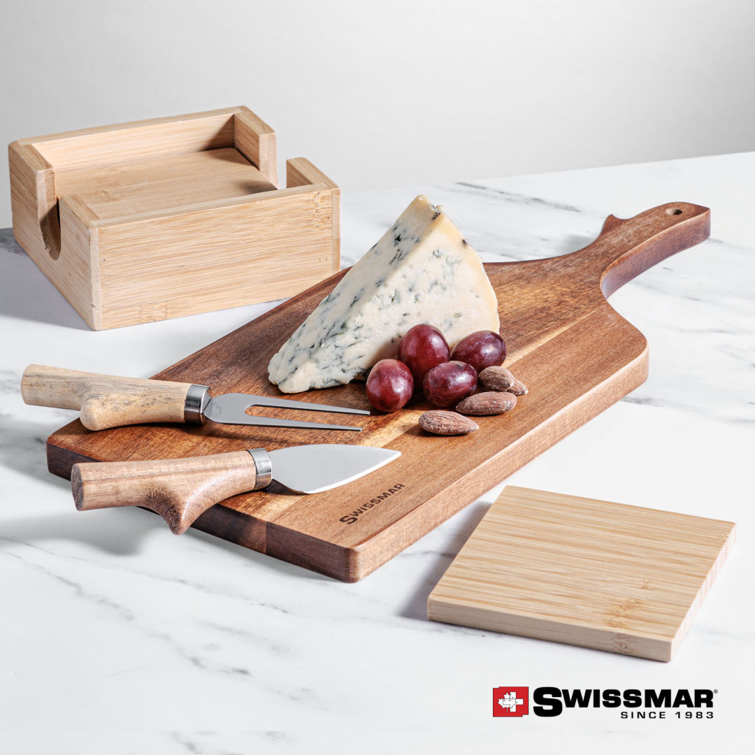 Swissmar® Paddle Board & Bamboo Coasters 2