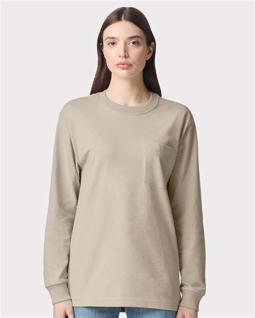 Unisex Super Heavyweight Long Sleeve Pocket Tee - 9410 30