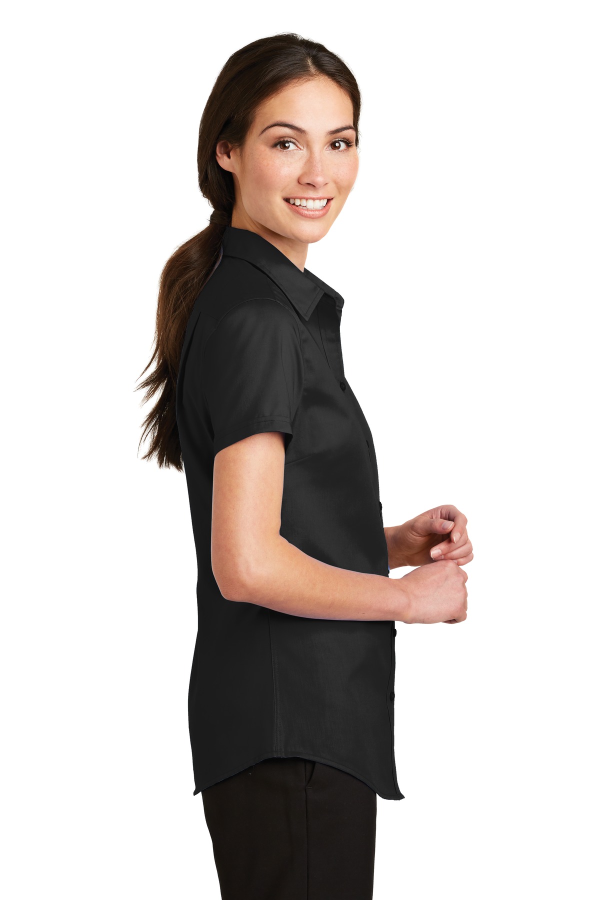 Women's Short Sleeve SuperPro Twill Shirt