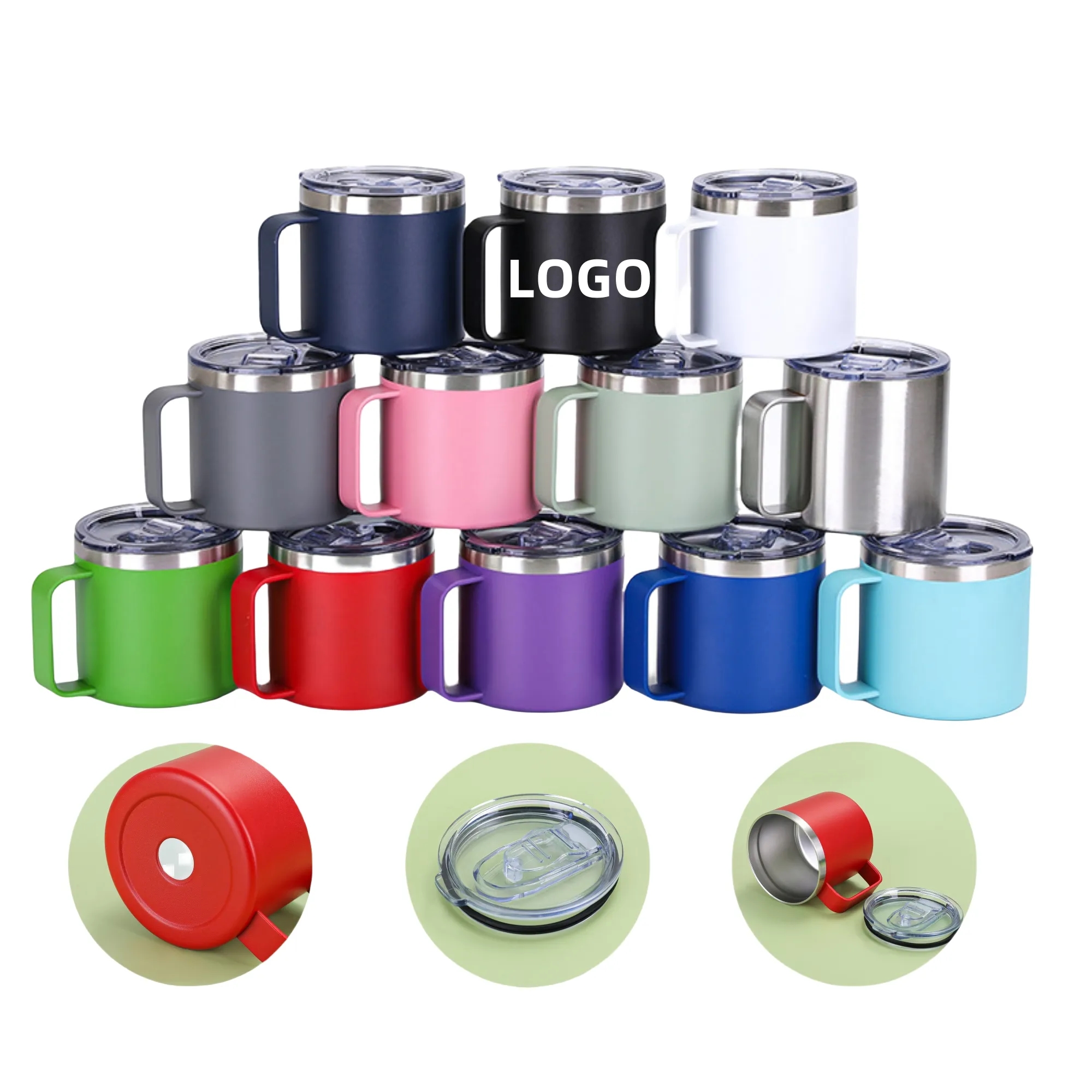 14oz 304 Stainless Steel Vacuum Insulated Mug 10