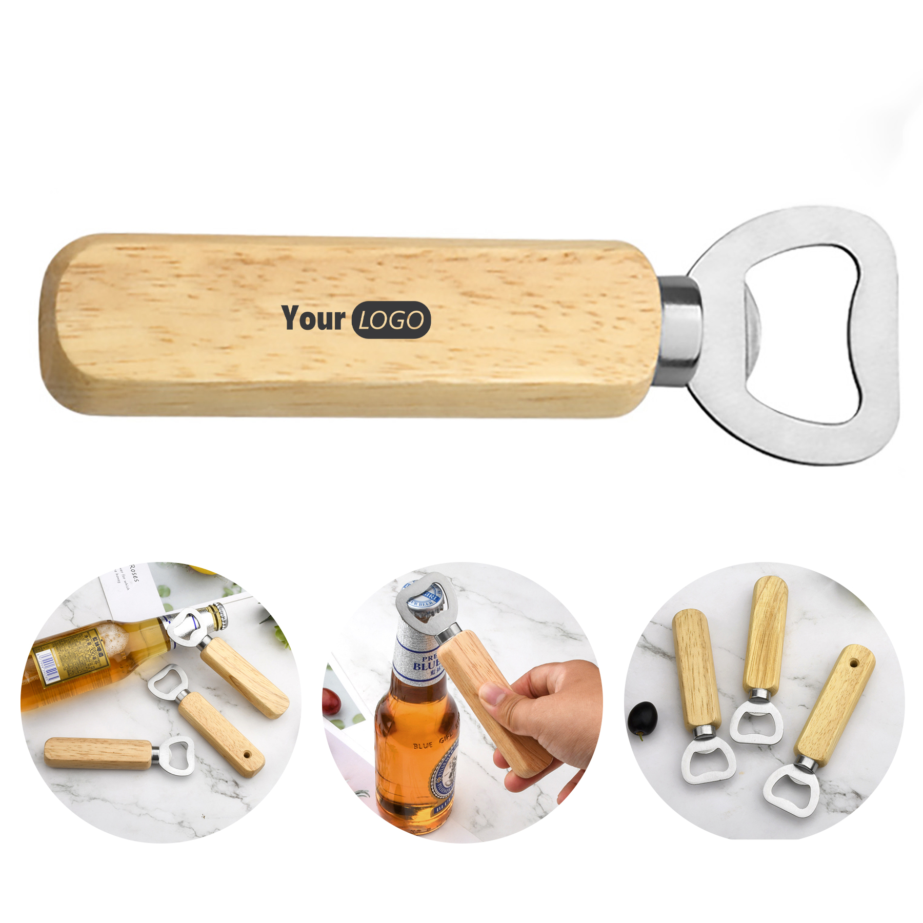 Stainless Steel Beer Beverage Bottle Opener 2