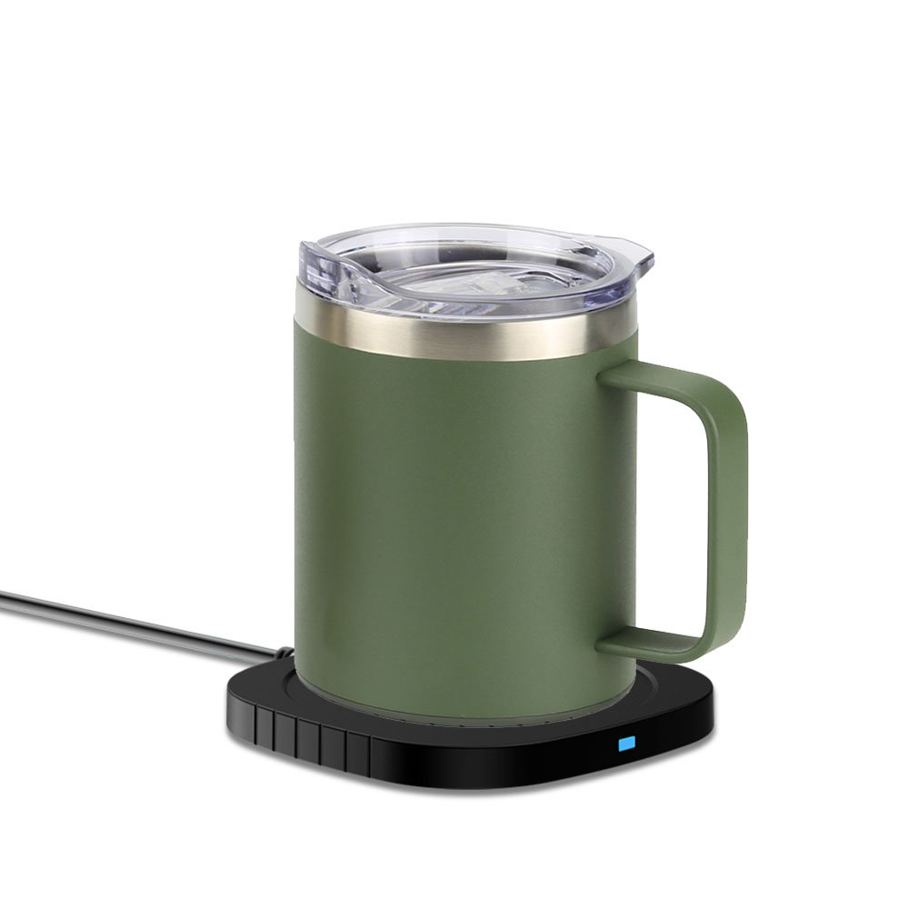 Stainless Steel Smart Mug Warmer with Wireless Phone Charger 14