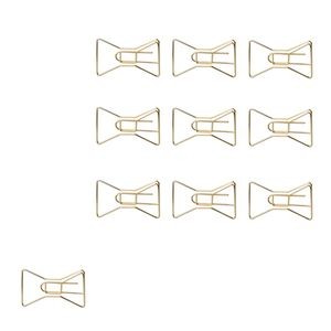 Bow Tie Shaped Paper Clips in Tin Box 2