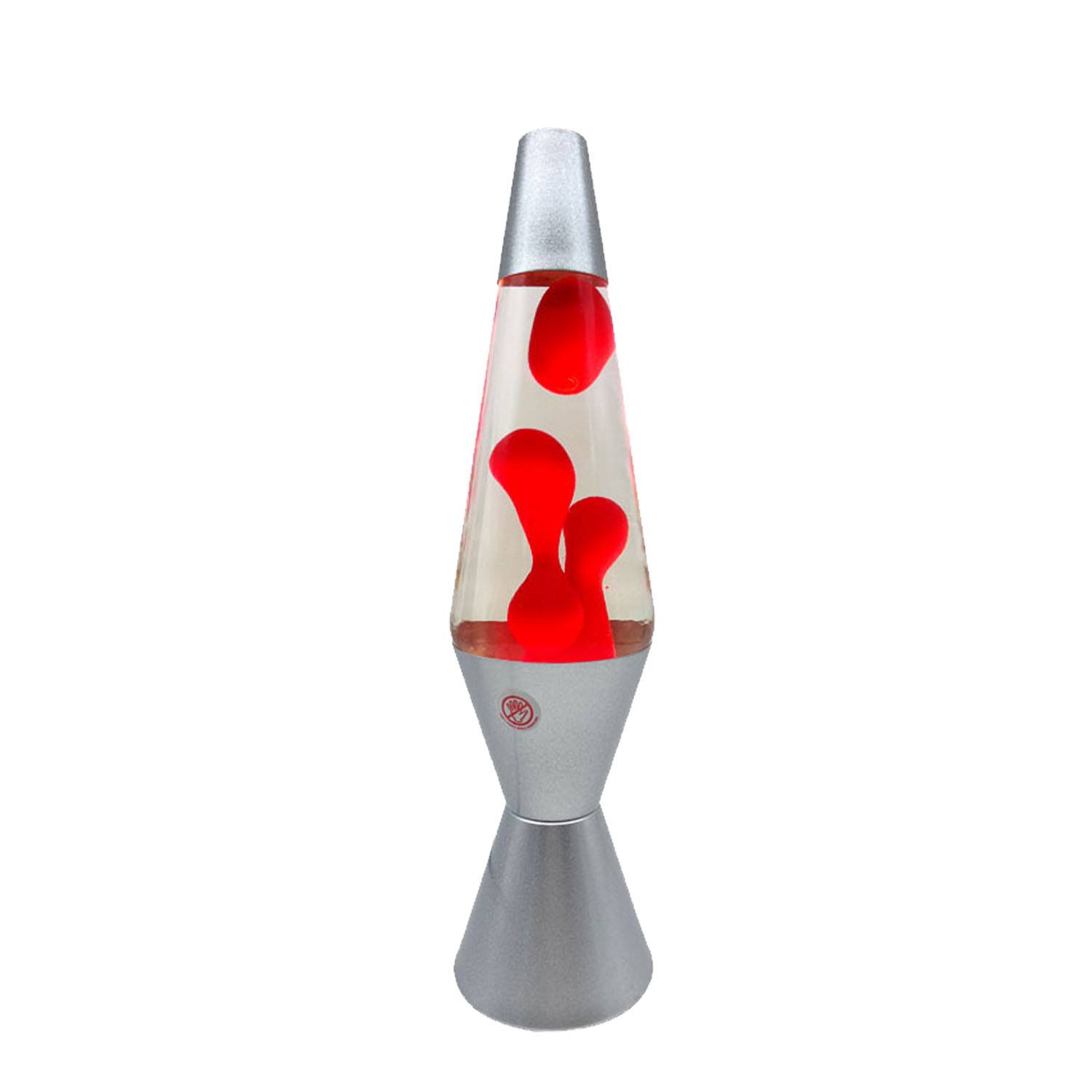 14" Silver Base Colorful Lava Lamp 6