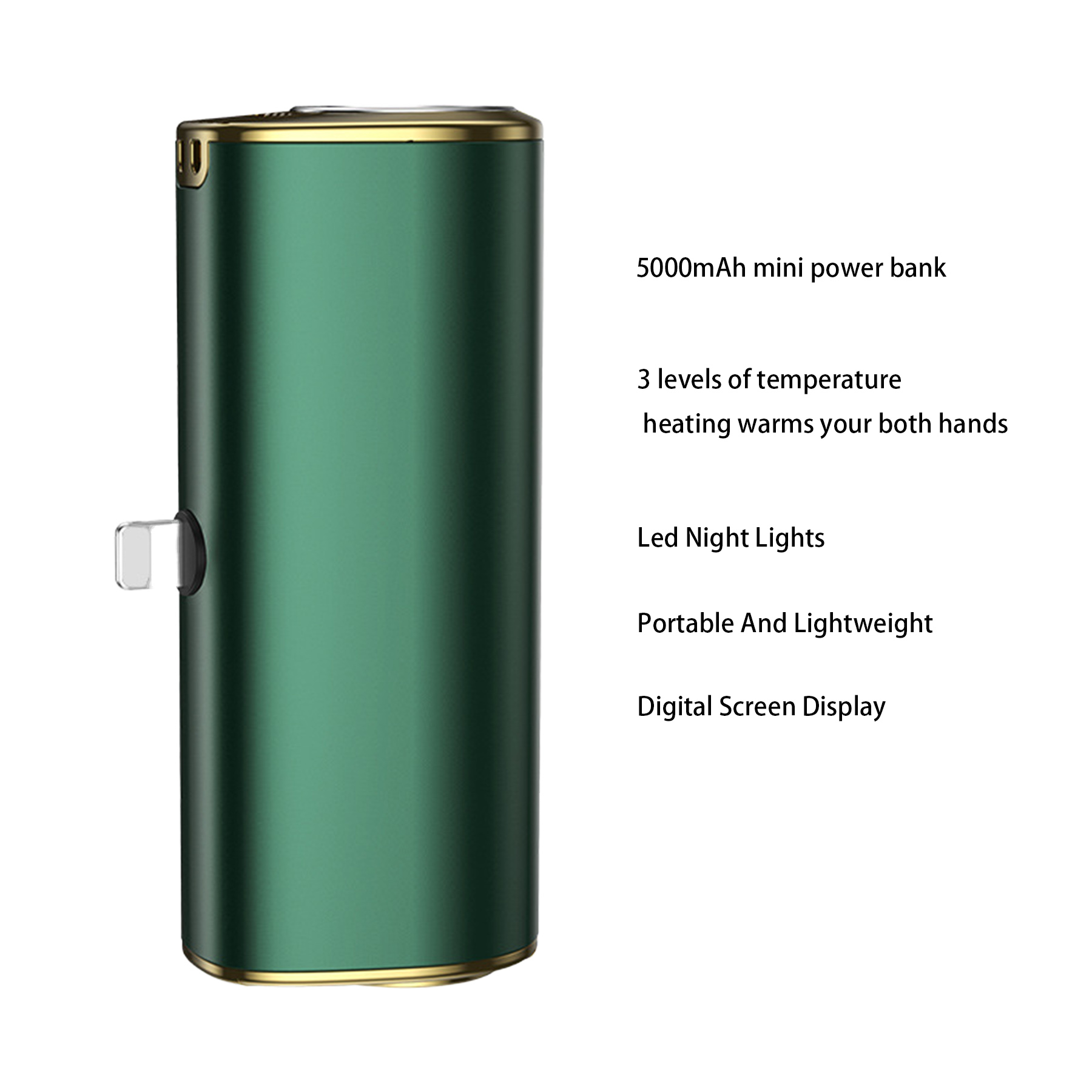 5000mAh Hand Warmer Power Bank 3