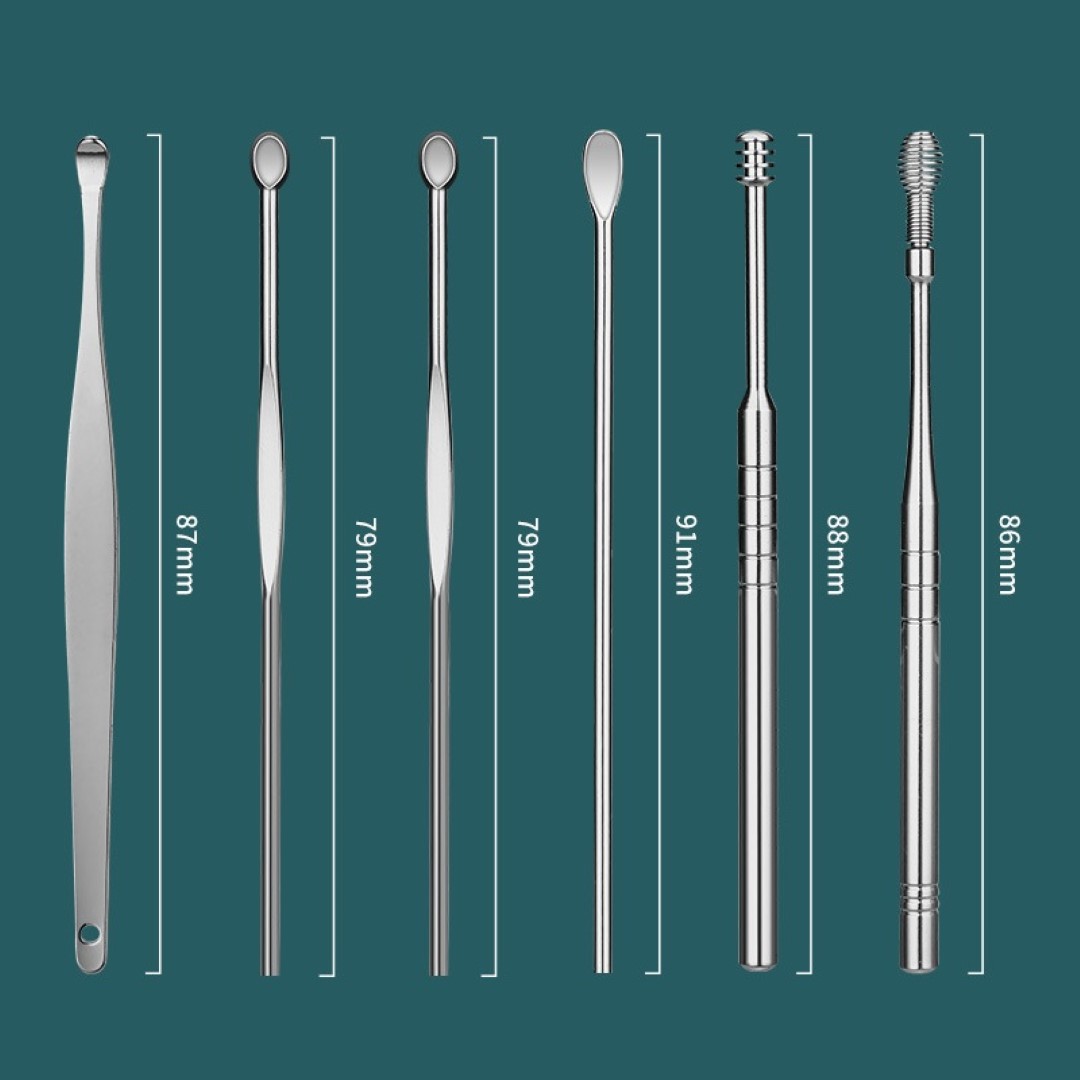 6-In-1 Stainless Steel Earpick 3