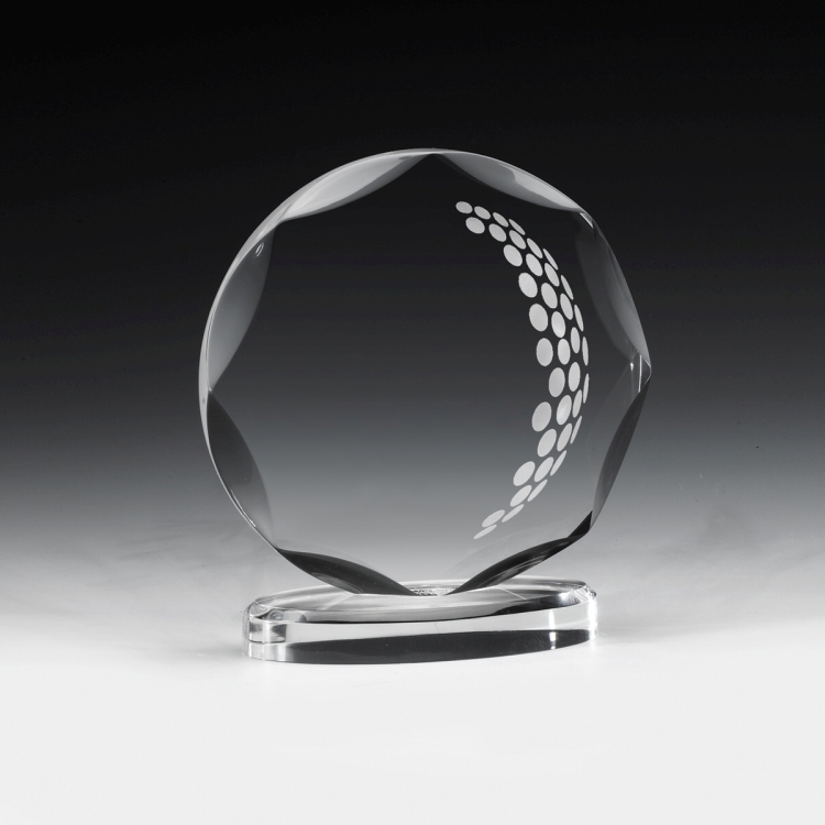 Round Scalloped Award - 4 Color Process 2