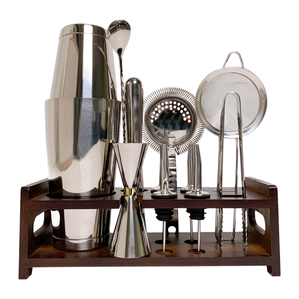 12-pc. Premium Bar Set & Stand 2