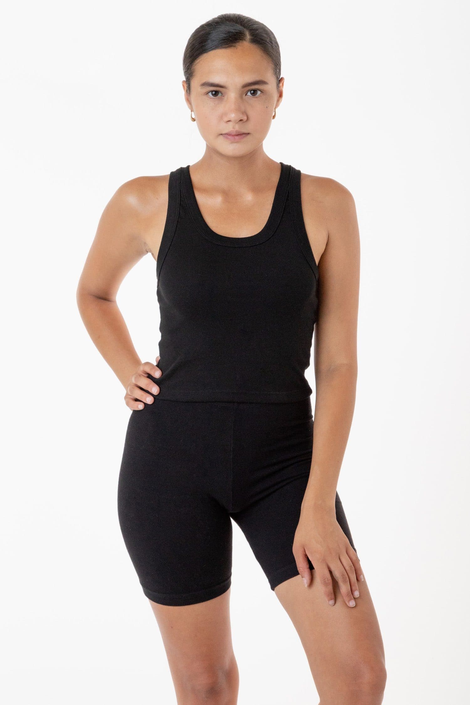 BABY RIB SPORTY CROP TANK 7