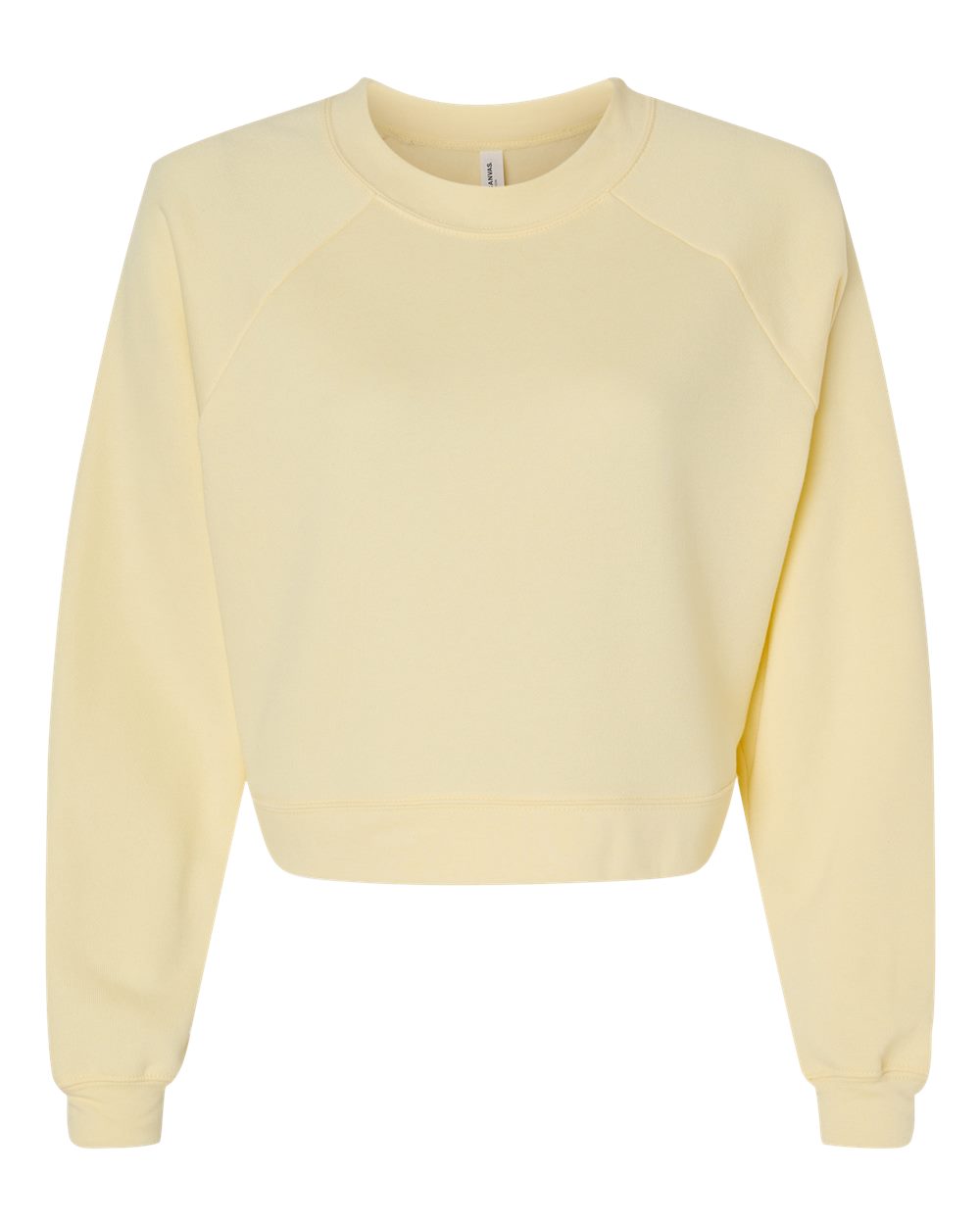 Women's Crop Raglan Crewneck Sweatshirt - 7505 4
