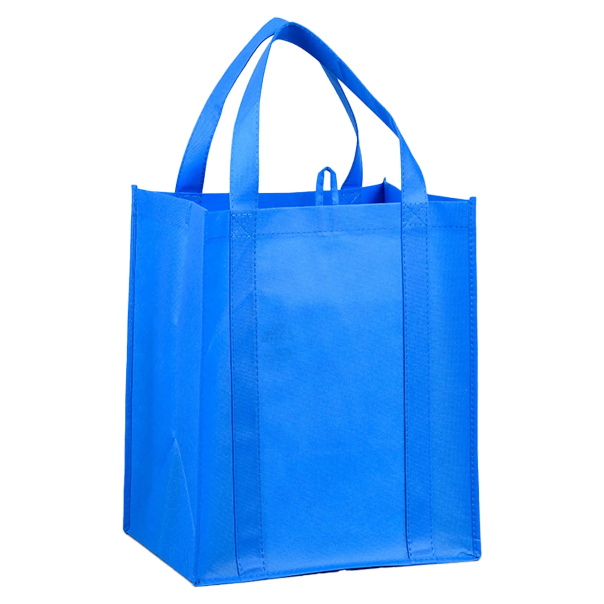 Non-Woven Grocery Tote Bag with a plastic bottom 13