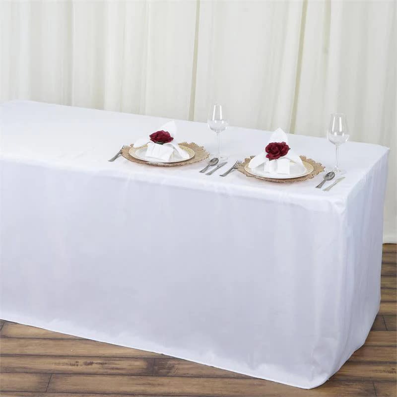 4FT Fitted Trade Show Table Cover - Full Color Imprint 4
