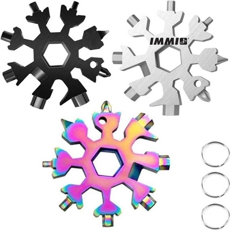 Snowflake Keychain Multi Tool 5