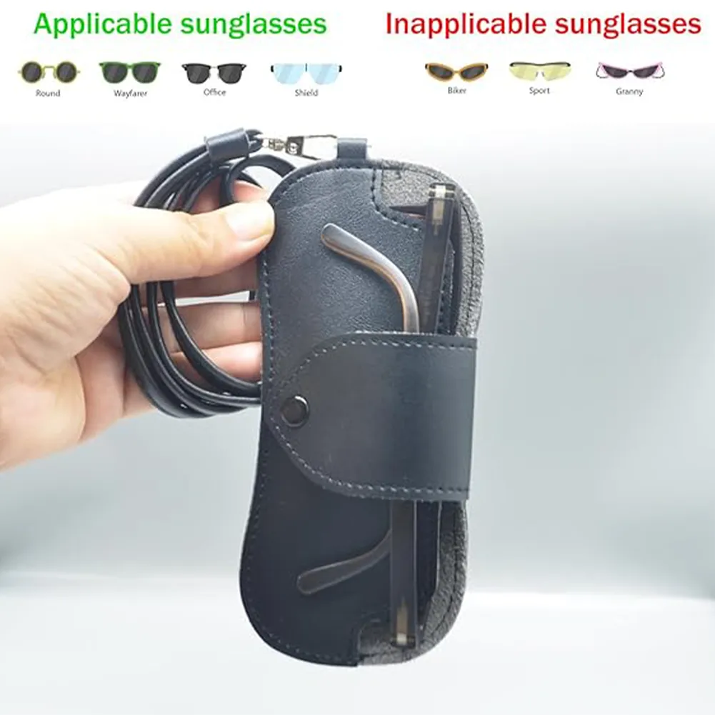 Neck-Hanging Glasses Storage Pouch 3