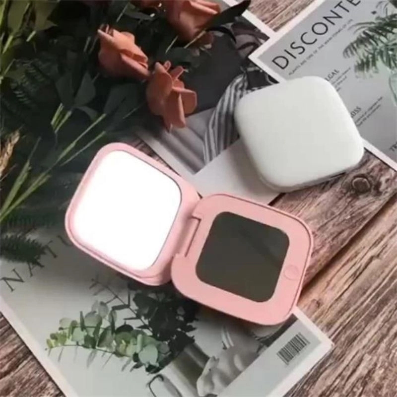 Makeup Mirror With Led Lights And Power Bank Charger 3