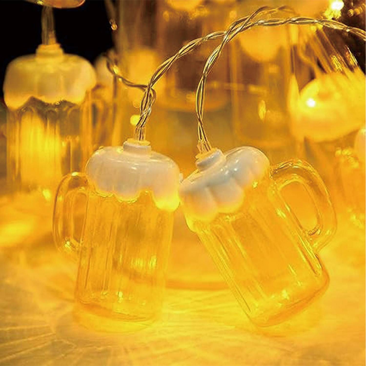 Beer Mug Shape Light Strings 5