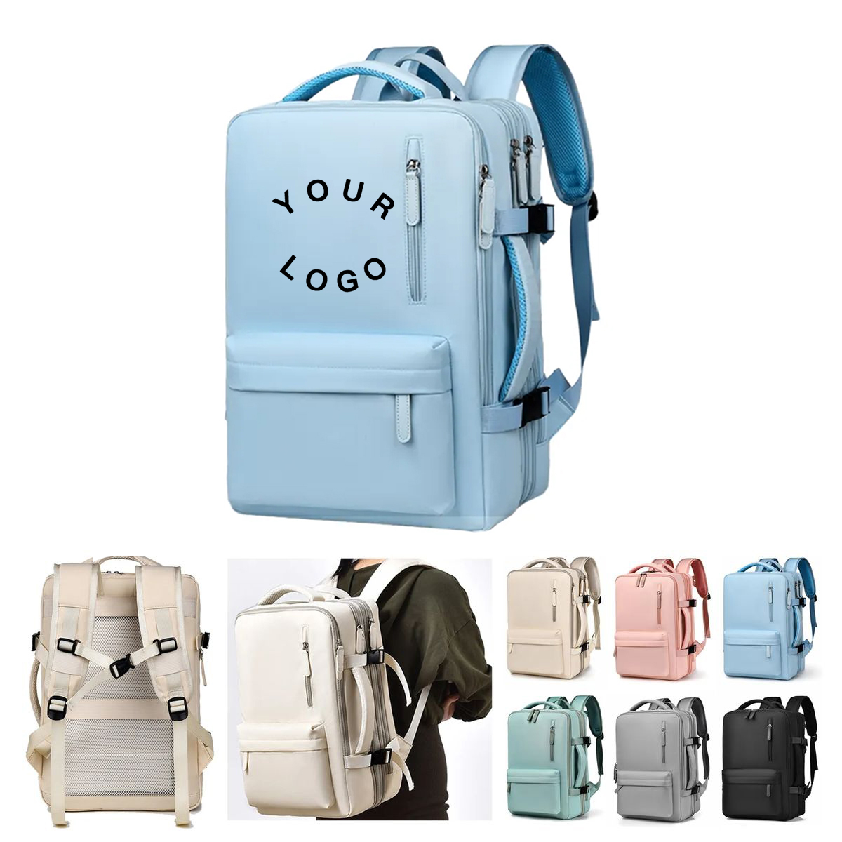 Expandable Backpack 17 Inch for Daily and Outdoor Use 2