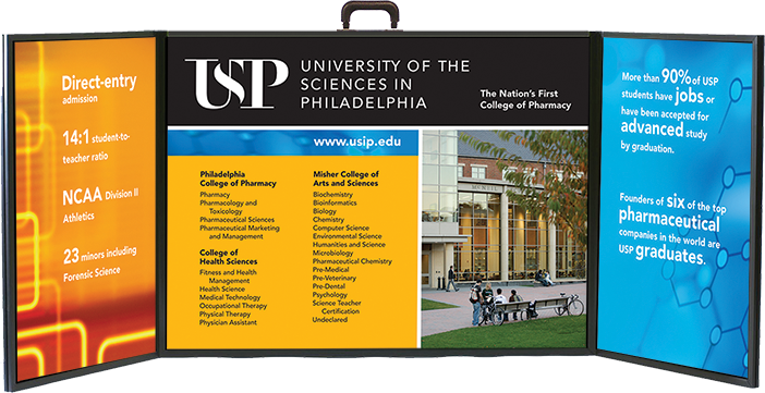 Voyager Mini Panel Folding Panel Tabletop Display