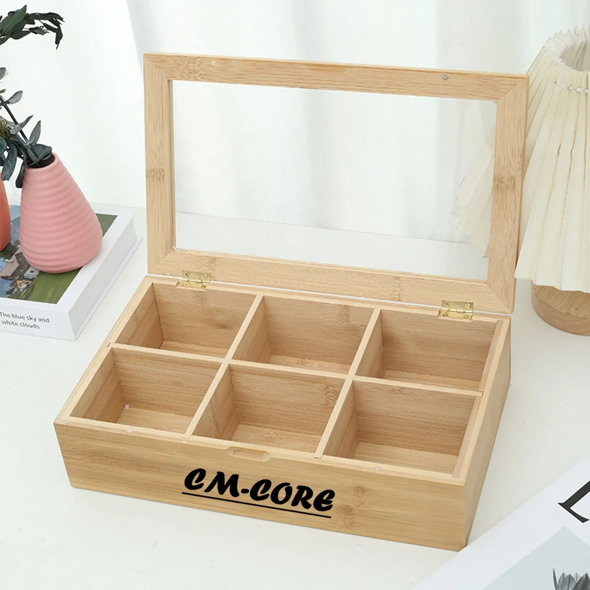 Natural Wooden Tea Box 1