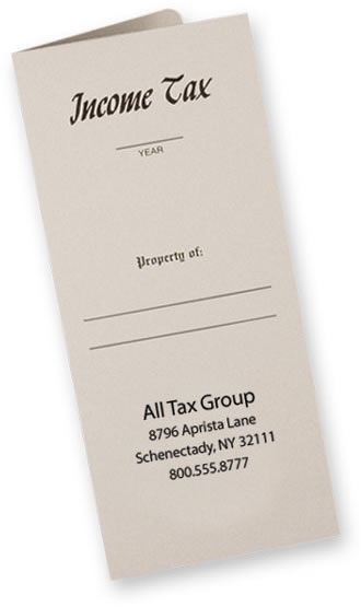 Income Tax Document Folder 2