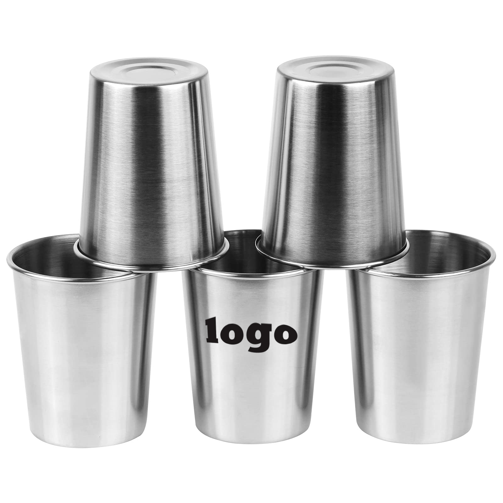 12 Ounce Stainless Steel Pint Cups 2