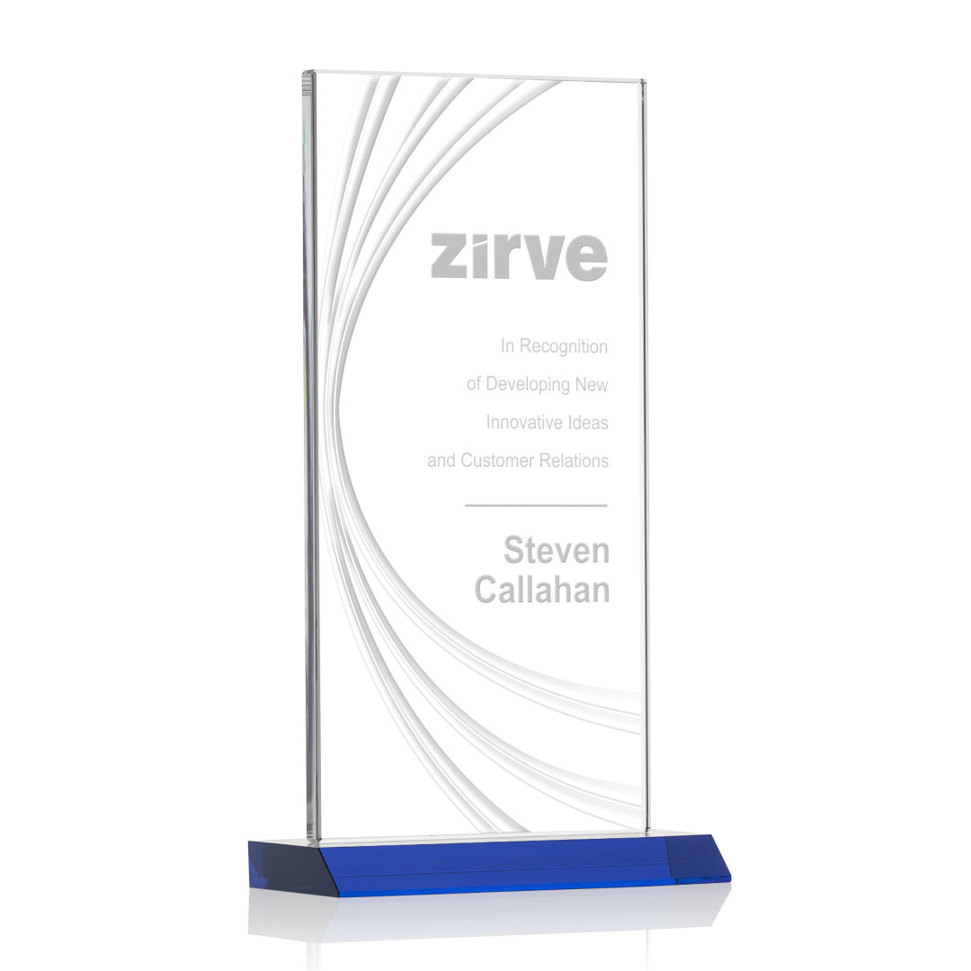 Hawkins Liquid Crystal™ Award - Blue 12