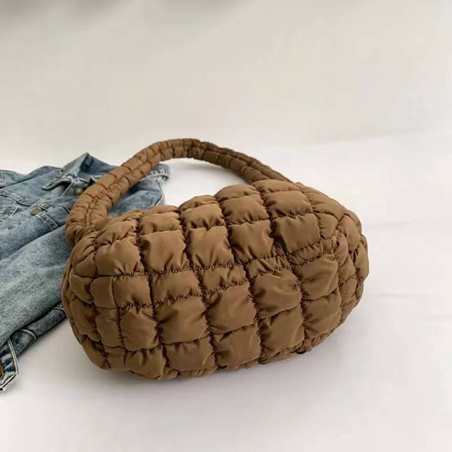 Women's Winter Warm Loose Knit Hat - With Brim" 1