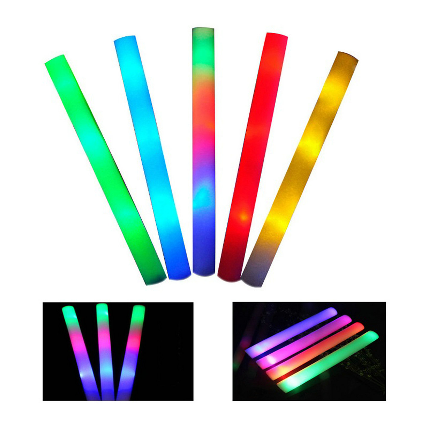 LED Sponge Foam Cheering Stick 2