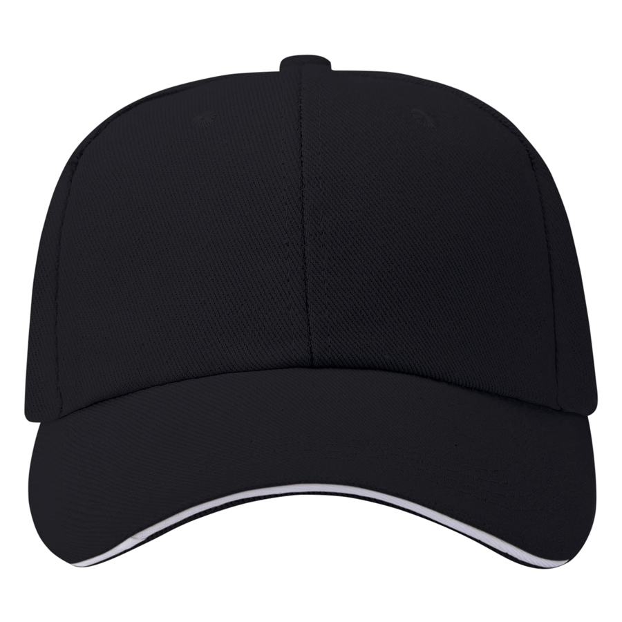 Stock Single-Yarn 7x7 Drill Cotton 6 Panel Cap, Double 5
