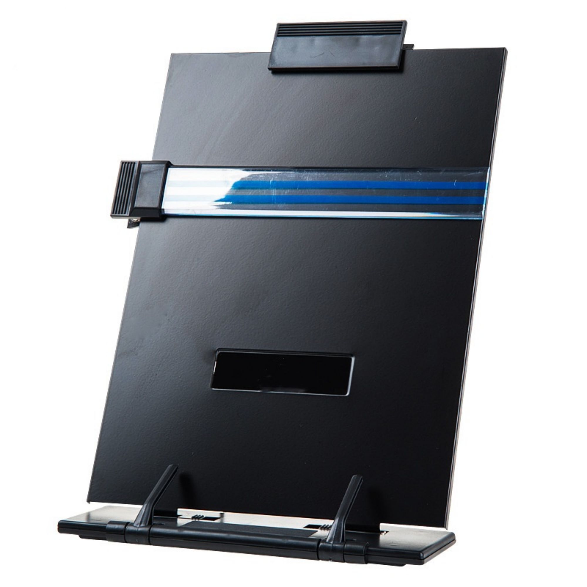 Desktop Document Holder With Adjustable Clip And Line Guide 5