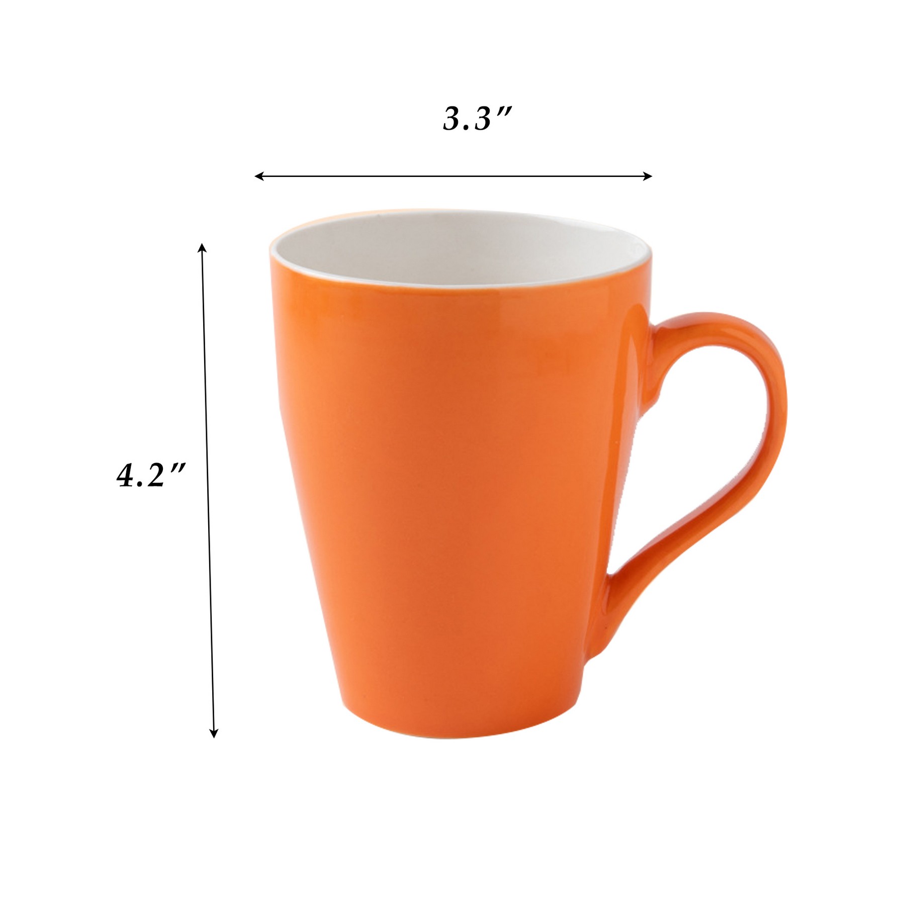 11.8oz Multi Colored Mug&breakfast Cup 4