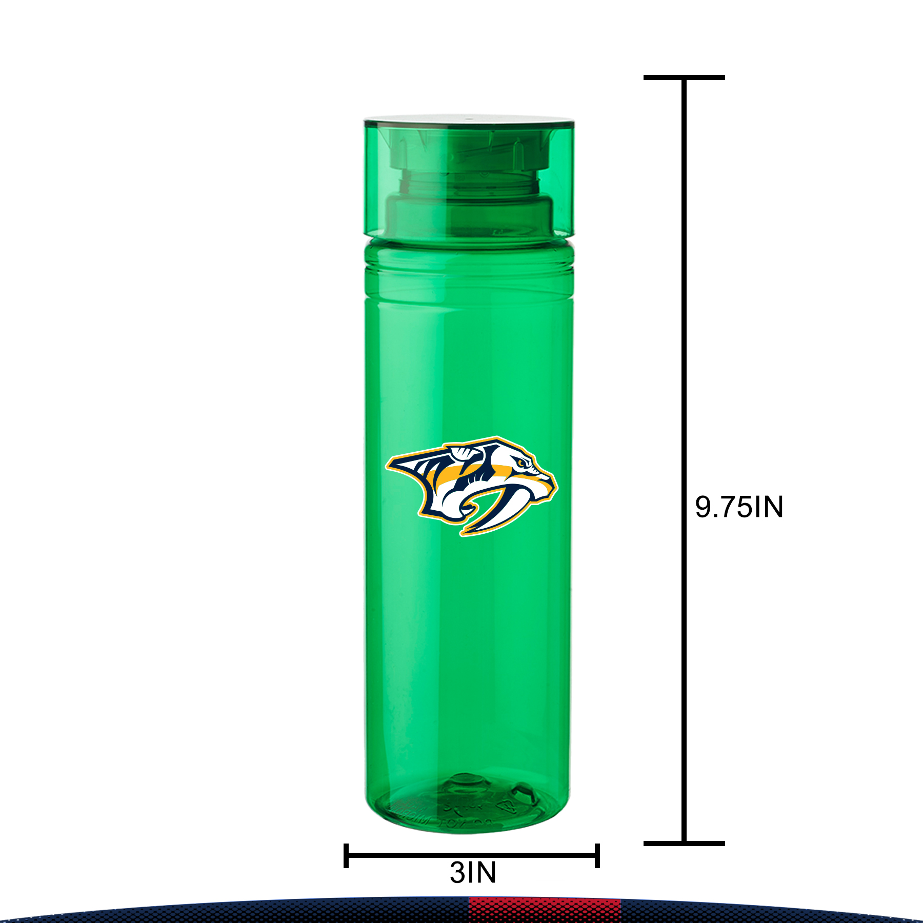 Vigol Plastic Water Bottle - 30 OZ. 3