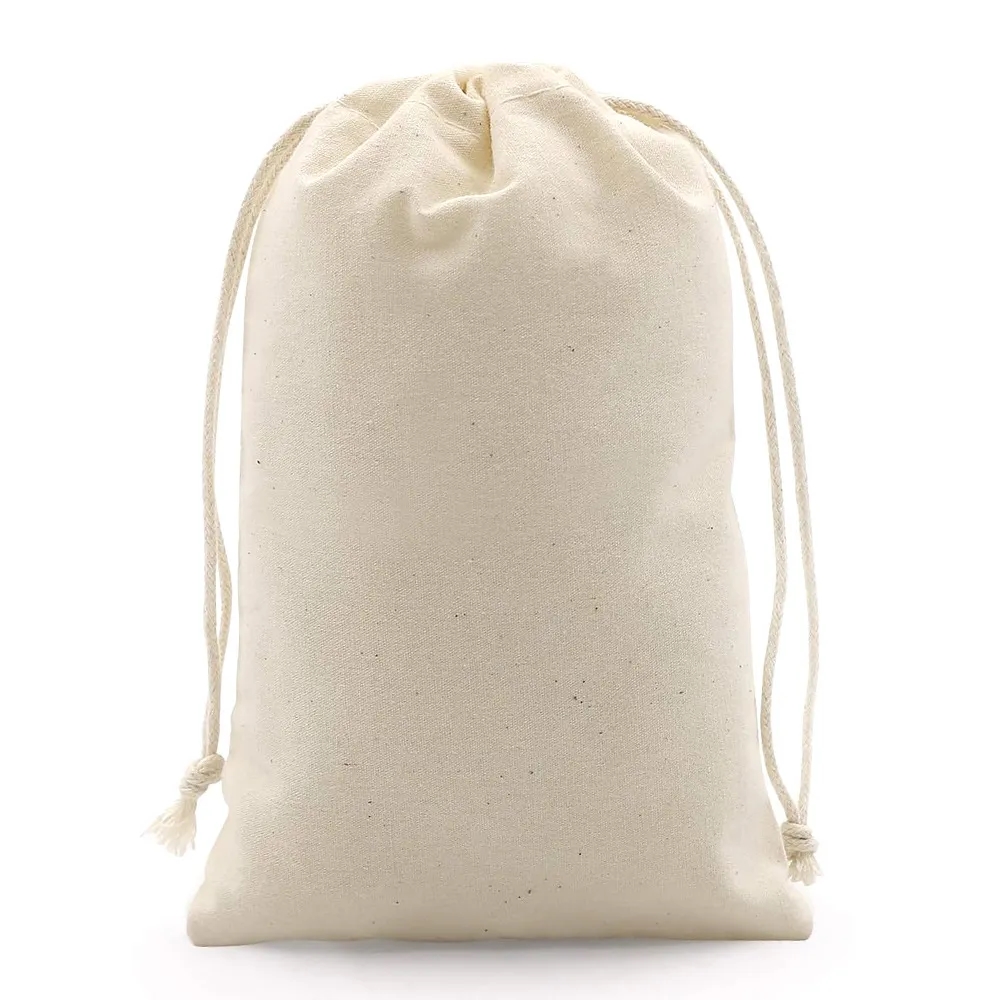 Soft Cotton Drawstring Storage Bag 4