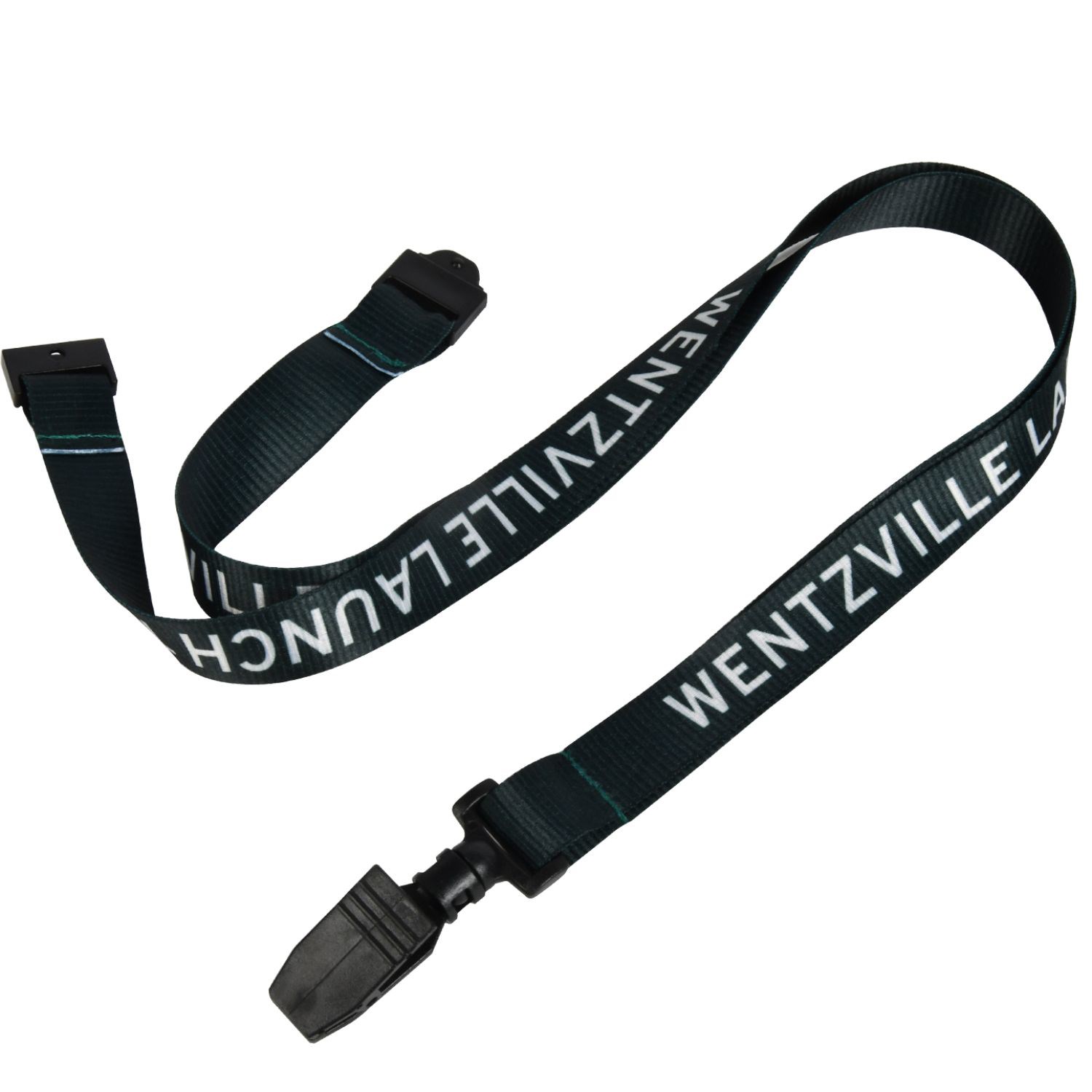 1" Polyester Full color Lanyards with Safety Breakaway 1