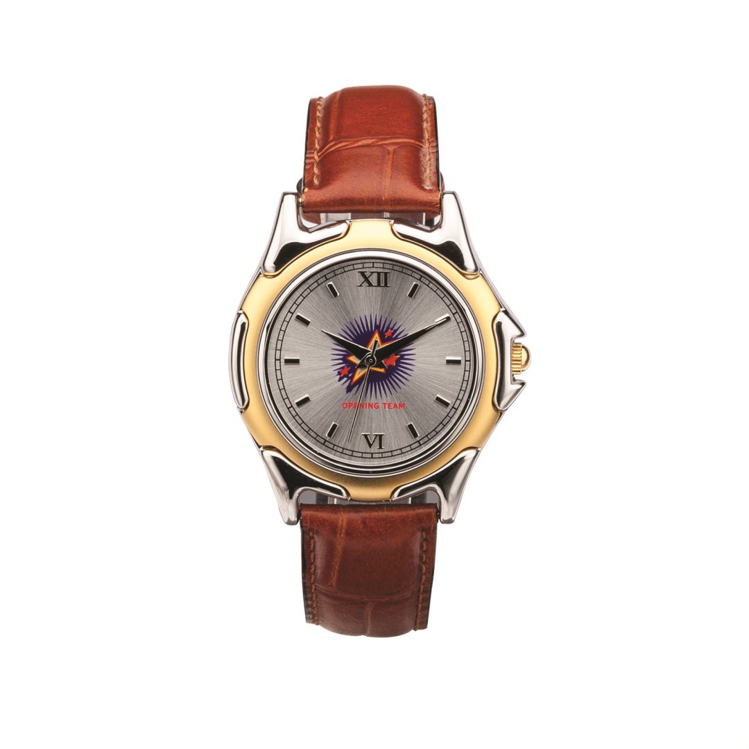 The St Tropez Watch - Mens - Brown Band 6
