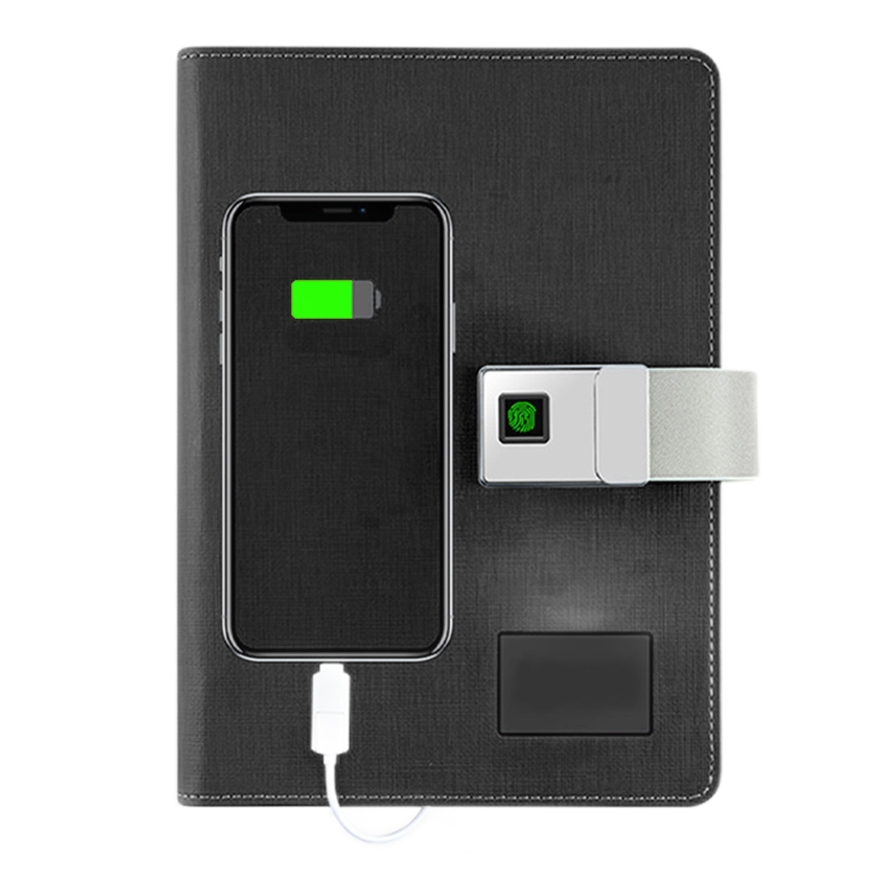 Fingerprint Lock Business Notebook 2