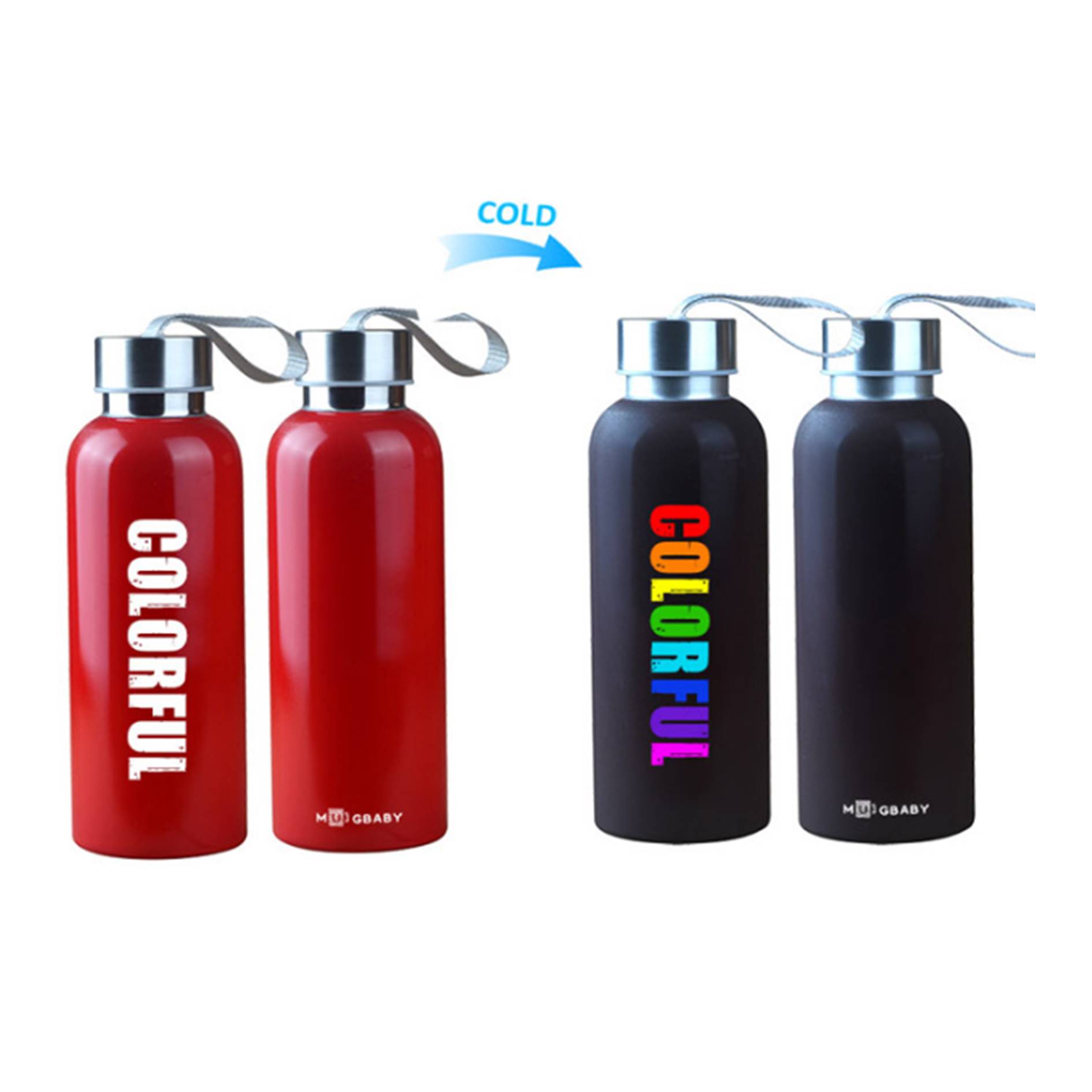 18oz. Color Changing Stainless Steel Insulated Tumbler 3