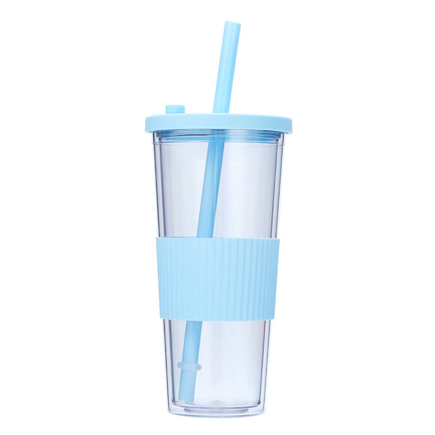 24oz Plastic Cup with Straw 17