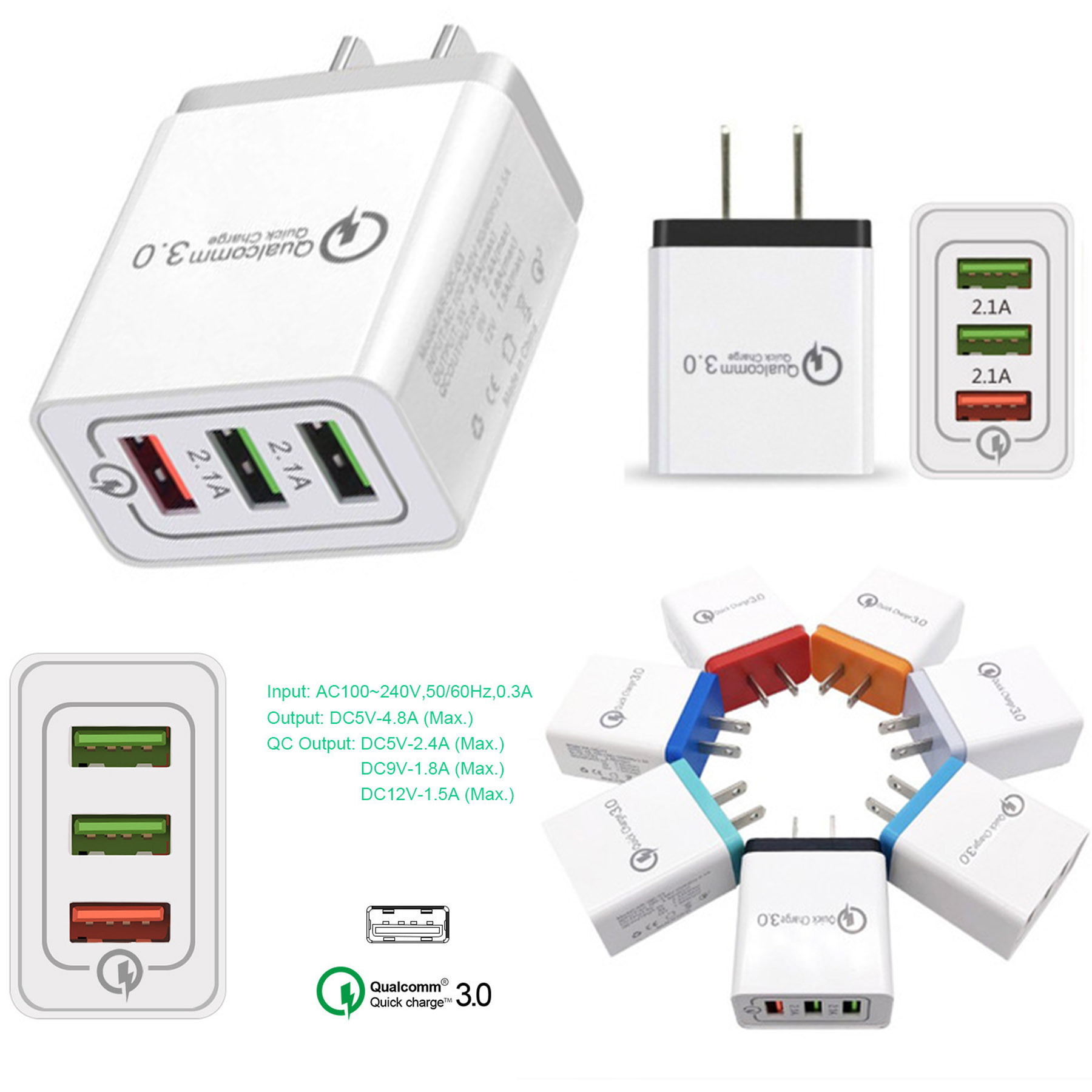 Mobile Phone 3A Fast Charge Charger 1
