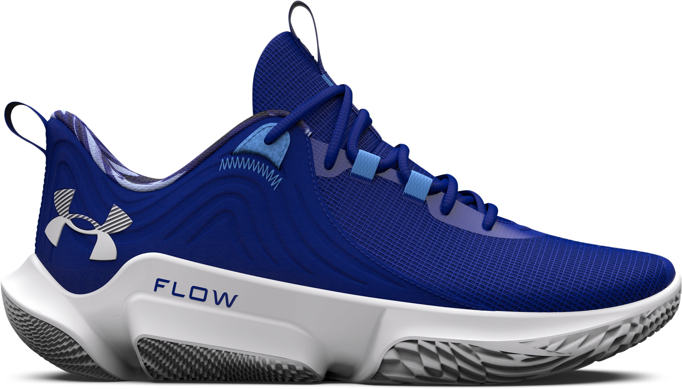 UA Flow FUTR X 2 Team Unisex Basketball Shoes, custom athletic wear with logo imprint 3